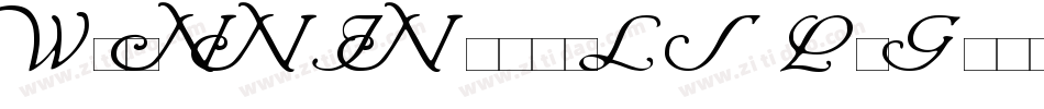 Wrenn Initials Light字体转换